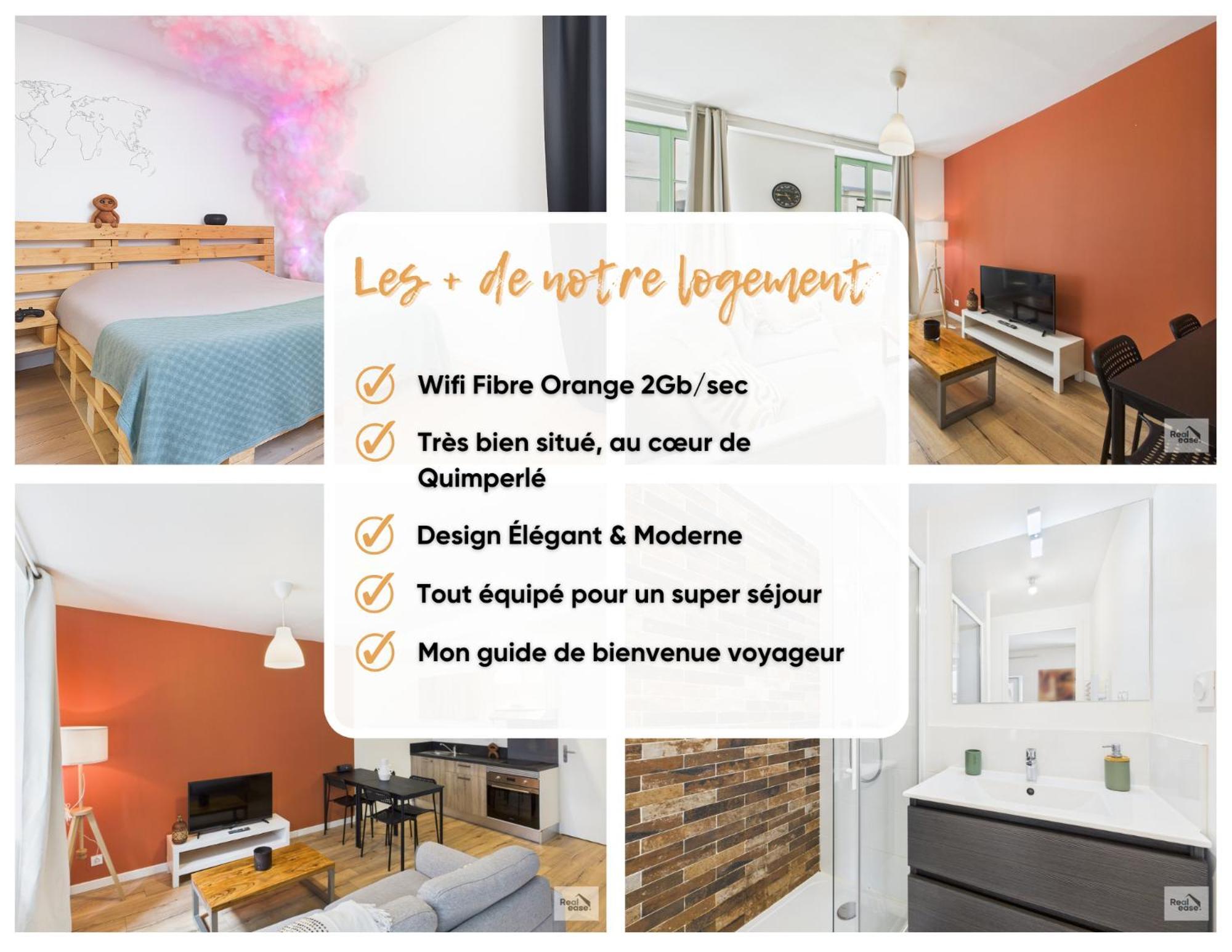 Logement De Caractere En Haute Ville De Quimperlé Exteriör bild