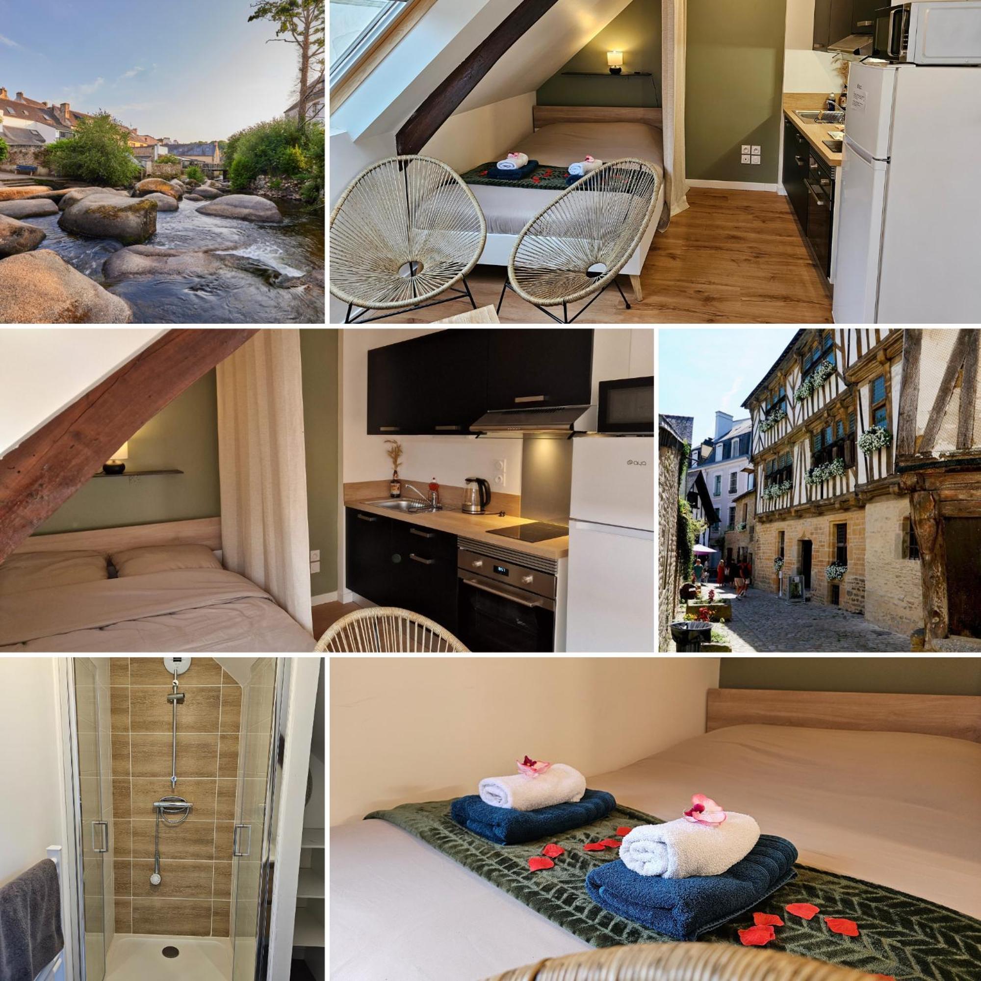 Logement De Caractere En Haute Ville De Quimperlé Exteriör bild
